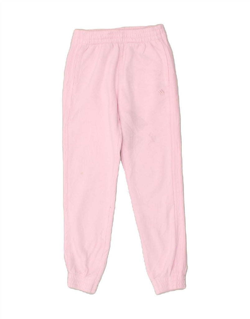 ADIDAS Girls Tracksuit Trousers Joggers 13-14 Years Large Pink Cotton | Vintage Adidas | Thrift | Second-Hand Adidas | Used Clothing | Messina Hembry 