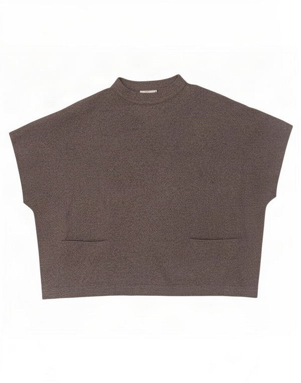 Zara Girls Poncho Vest Tank Top 9-10 Years Grey