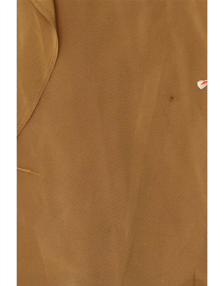 VINTAGE Womens Flared Skirt IT 38 XS W26 Brown Polyester Vintage Vintage and Second-Hand Vintage from Messina Hembry 