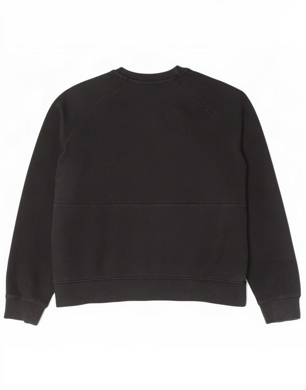 Nike Mens Graphic Sweatshirt Jumper Medium Black Colourblock Cotton