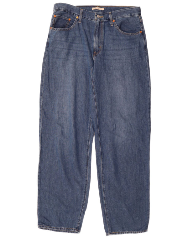 Levi's Womens Baggy Dad Loose Jeans W31 L34 Blue Cotton