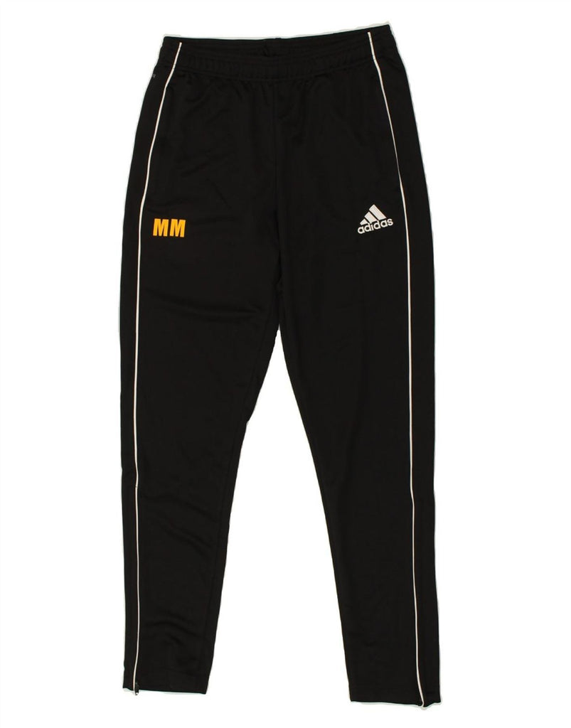 ADIDAS Boys Tracksuit Trousers 13-14 Years Black Polyester | Vintage Adidas | Thrift | Second-Hand Adidas | Used Clothing | Messina Hembry 