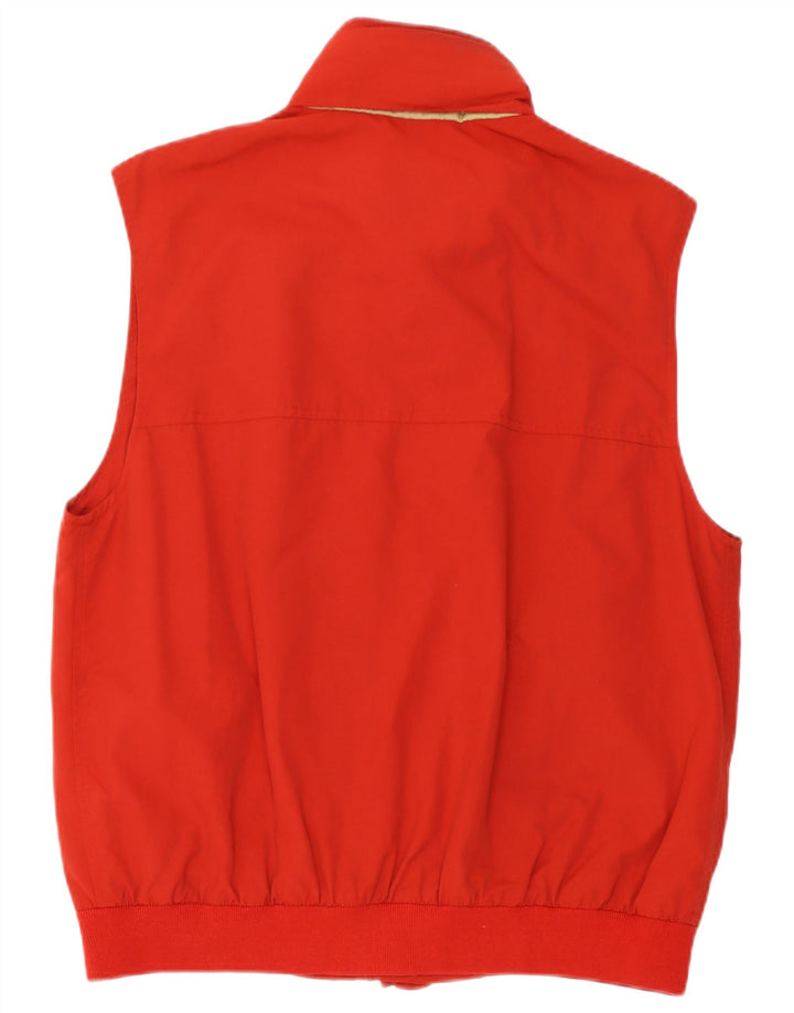Marina Yachting Mens Gilet IT 48 Medium Red Polyamide