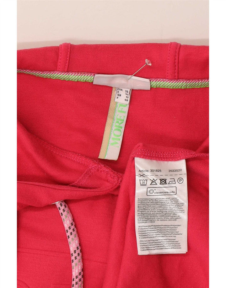 Street One Womens Graphic Hoodie Jumper UK 12 Medium Pink Polyester