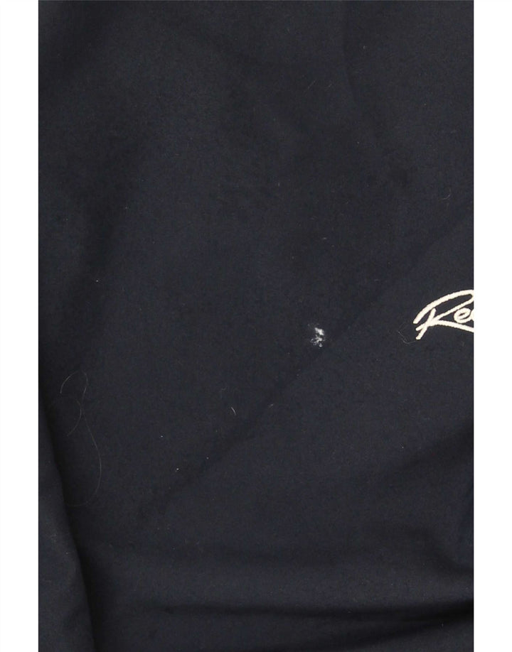 Reebok Womens Crop Tracksuit Trousers UK 16 Large Navy Blue