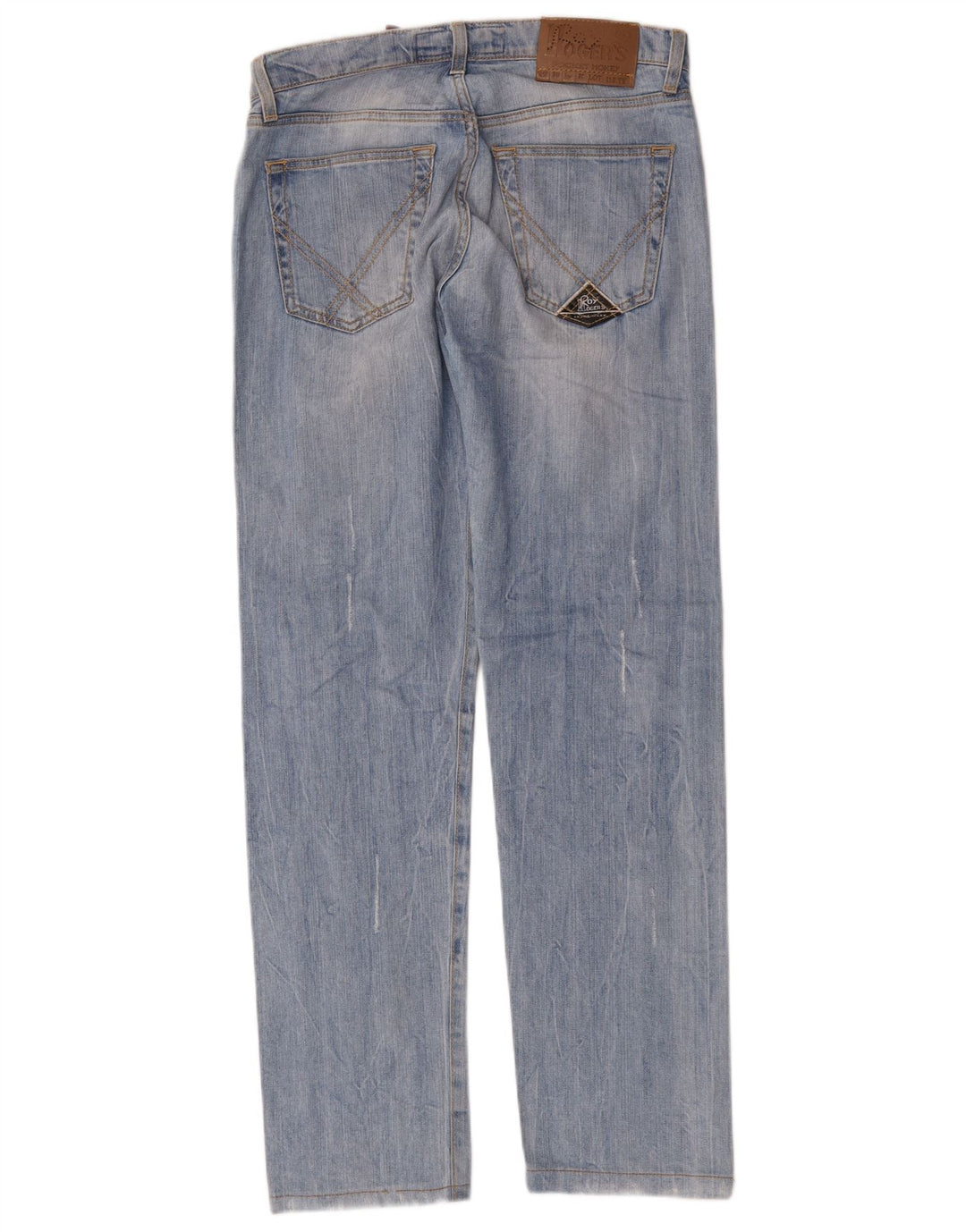 Roy Rogers Mens Straight Jeans W30 L31 Blue Cotton