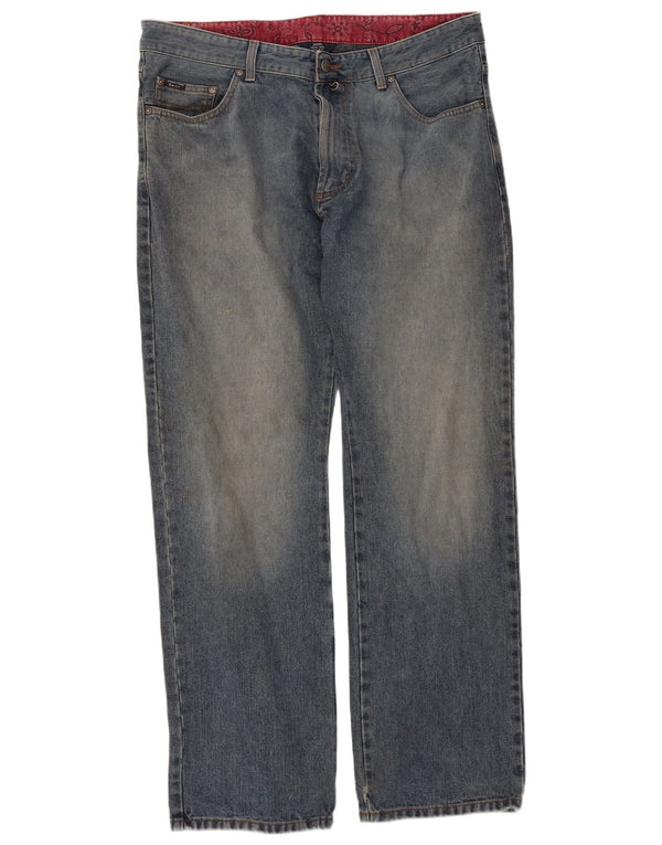 Gant Mens Jason Regular Fit Straight Jeans W36 L32 Blue Cotton