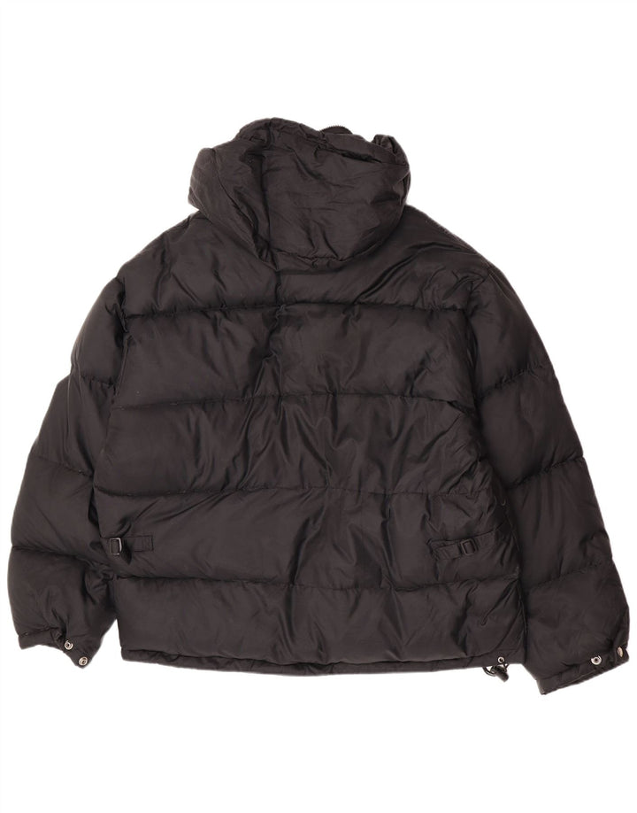 Energie Mens Hooded Padded Jacket UK 42 XL Black