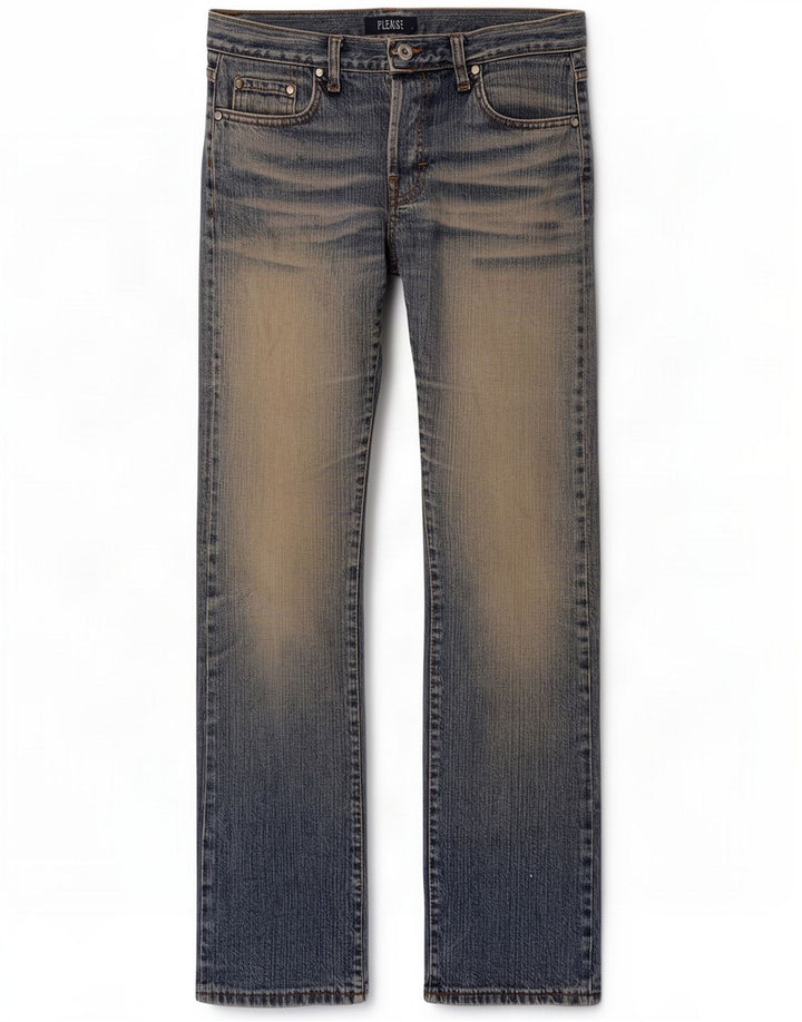 Please Womens Straight Jeans Medium W30 L31 Blue Cotton