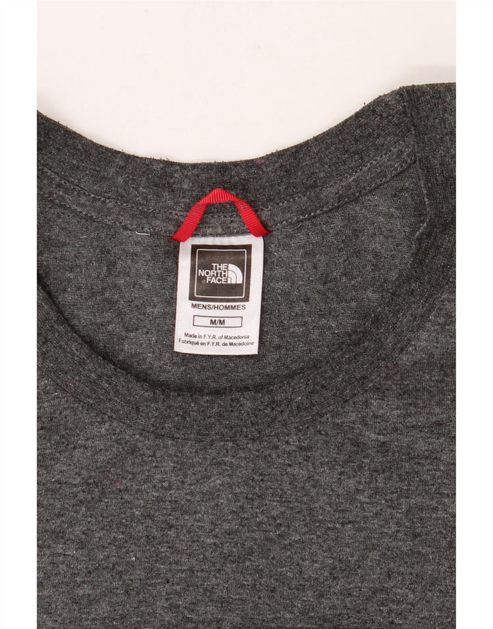 THE NORTH FACE Mens Graphic T-Shirt Top Medium Grey Flecked Cotton Vintage The North Face and Second-Hand The North Face from Messina Hembry 