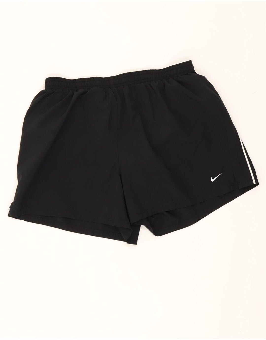 Nike Womens Dri Fit Sport Shorts UK 16 Large Black Polyester