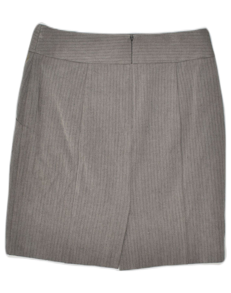 BANANA REPUBLIC Womens Petite Mini Skirt US 6 Medium W28 Grey Herringbone | Vintage Banana Republic | Thrift | Second-Hand Banana Republic | Used Clothing | Messina Hembry 