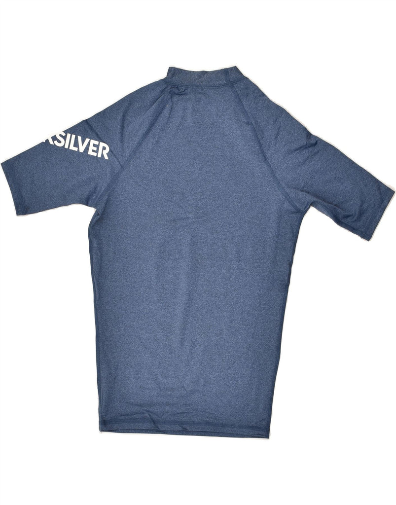 QUIKSILVER Mens Graphic T-Shirt Top XS Navy Blue Polyester | Vintage Quiksilver | Thrift | Second-Hand Quiksilver | Used Clothing | Messina Hembry 