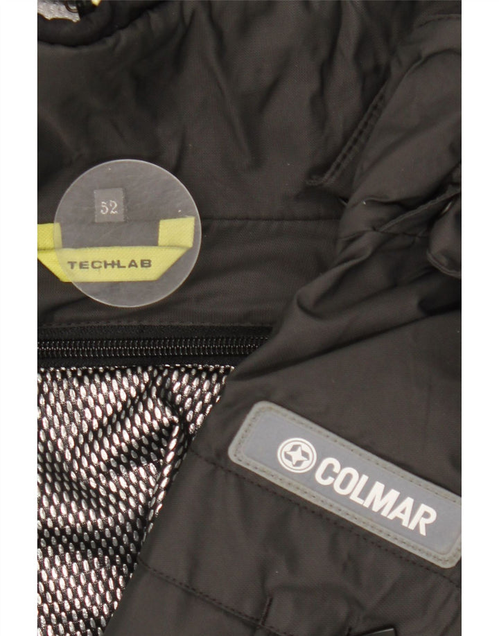 Colmar Mens Hooded Ski Jacket IT 52 Large Black Colourblock