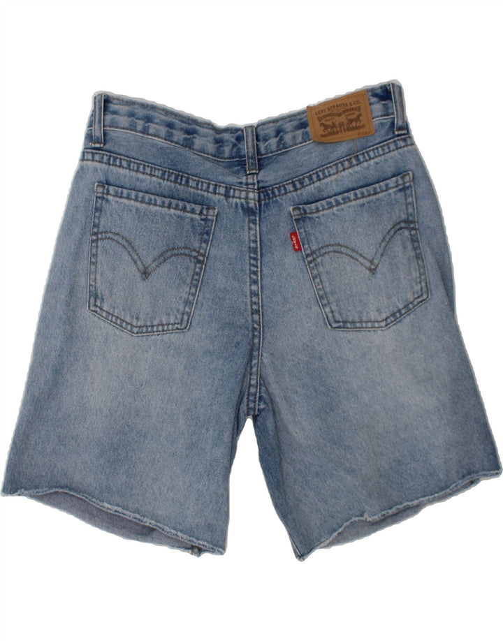 LEVI'S Boys Girlfriend Denim Shorts 13-14 Years W28  Blue Cotton Vintage Levi's and Second-Hand Levi's from Messina Hembry 
