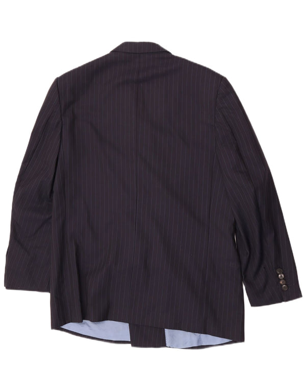 Ermenegildo Zegna Mens Blazer Jacket IT 48 Medium Navy Blue Classic