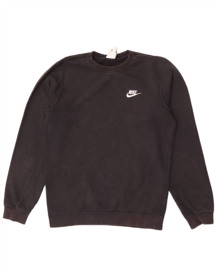 Nike Mens Sweatshirt Jumper XS Black Cotton