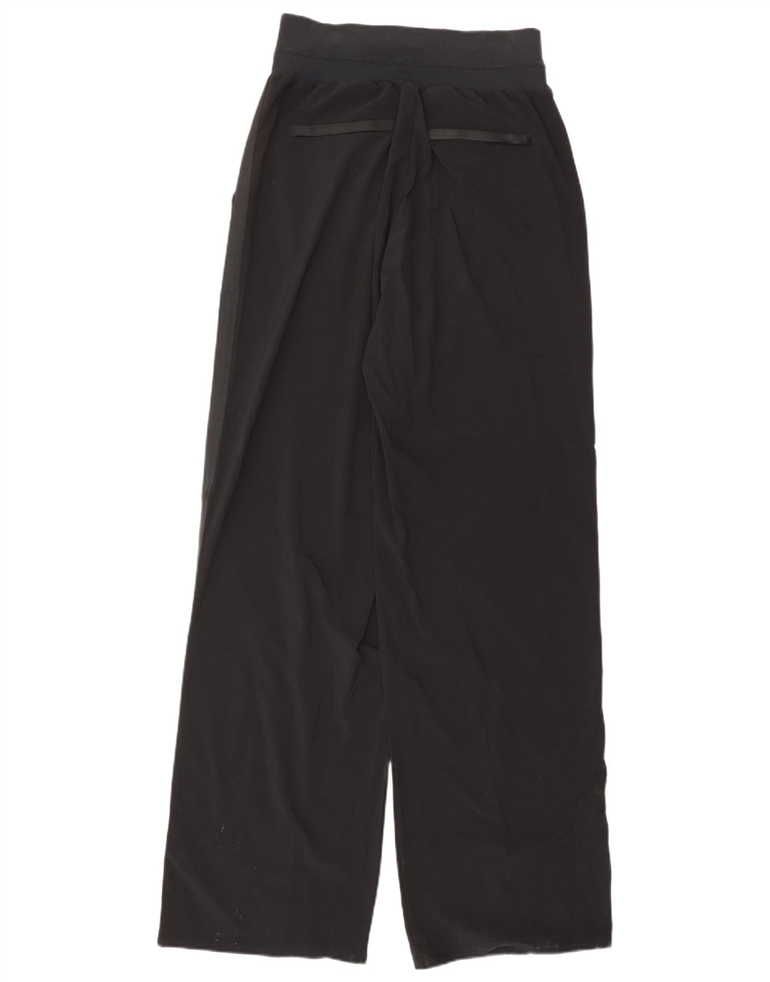ATHLETA Womens Wide Leg Tracksuit Trousers US 6 Medium  Black Polyester