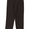 Marks & Spencer Mens Straight Chino Trousers W34 L29 Black Polyester