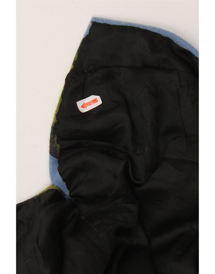 Vintage Womens Straight Skirt W36 XL Blue Floral