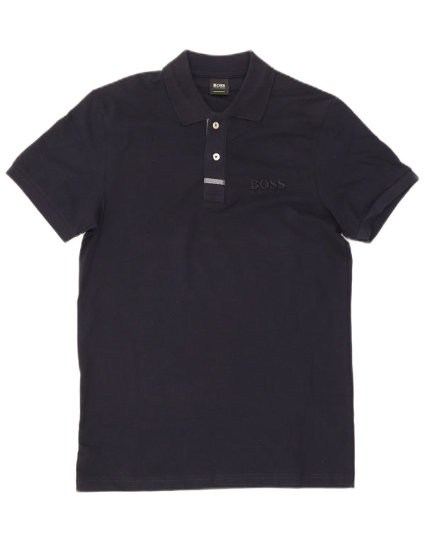 Hugo Boss Mens Polo Shirt Medium Navy Blue
