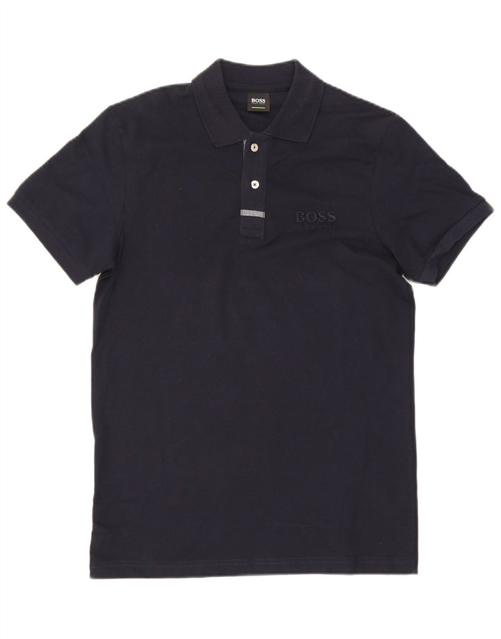 Hugo Boss Mens Polo Shirt Medium Navy Blue