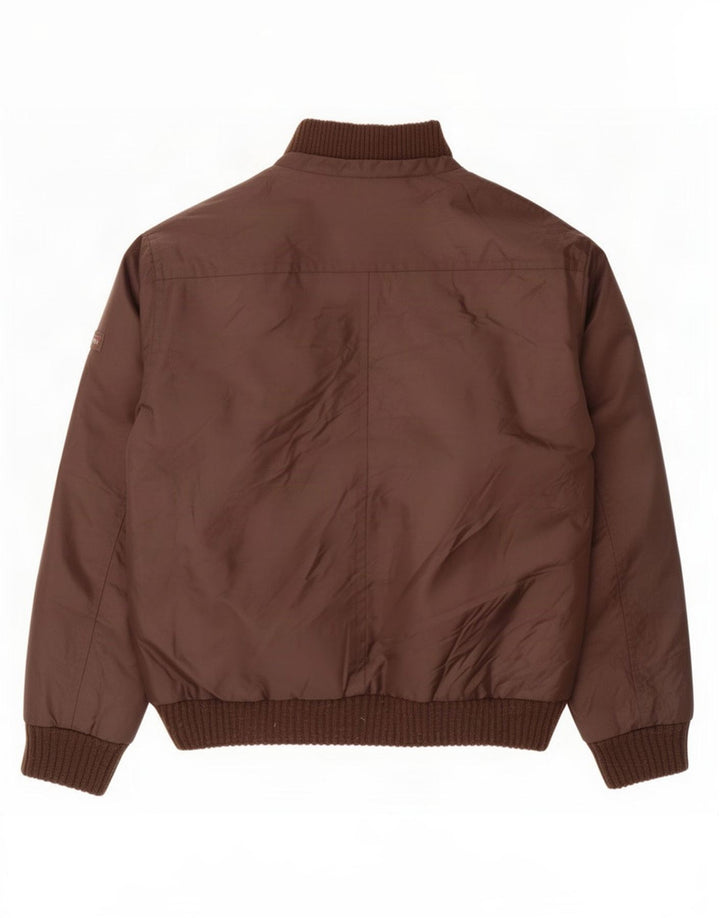 Vintage Mens Padded Jacket UK 42 XL Brown Polyester