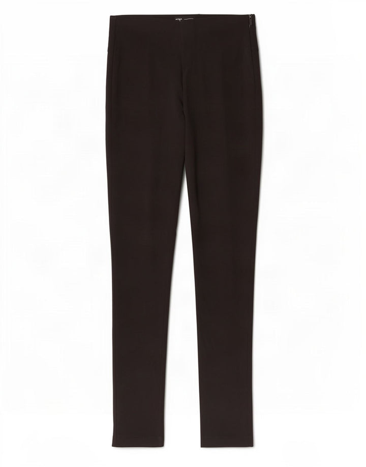 Zara Womens Slim Casual Trousers Large W30 L34 Black Polyester