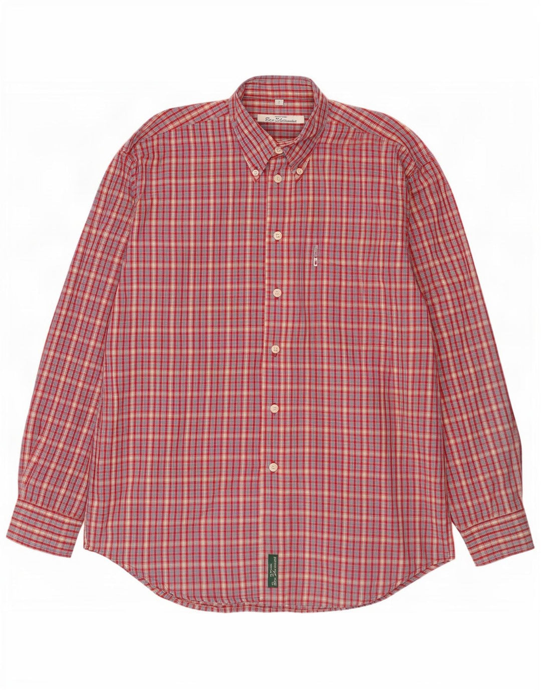Ben Sherman Mens Shirt Medium Red Check