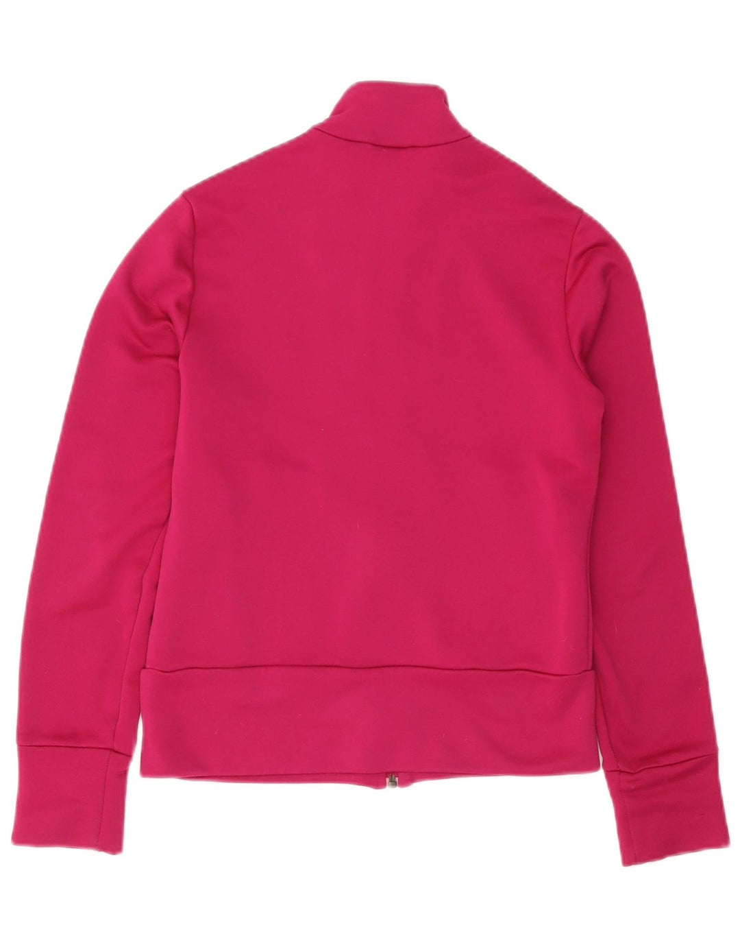 Adidas Womens Tracksuit Top Jacket UK 14 Medium Pink Polyester