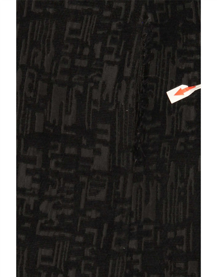 Tigi Womens Bomber Jacket UK 14/16 Large Black Geometric Polyester