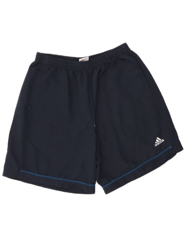 Adidas Mens Sport Shorts Large  Navy Blue Polyester