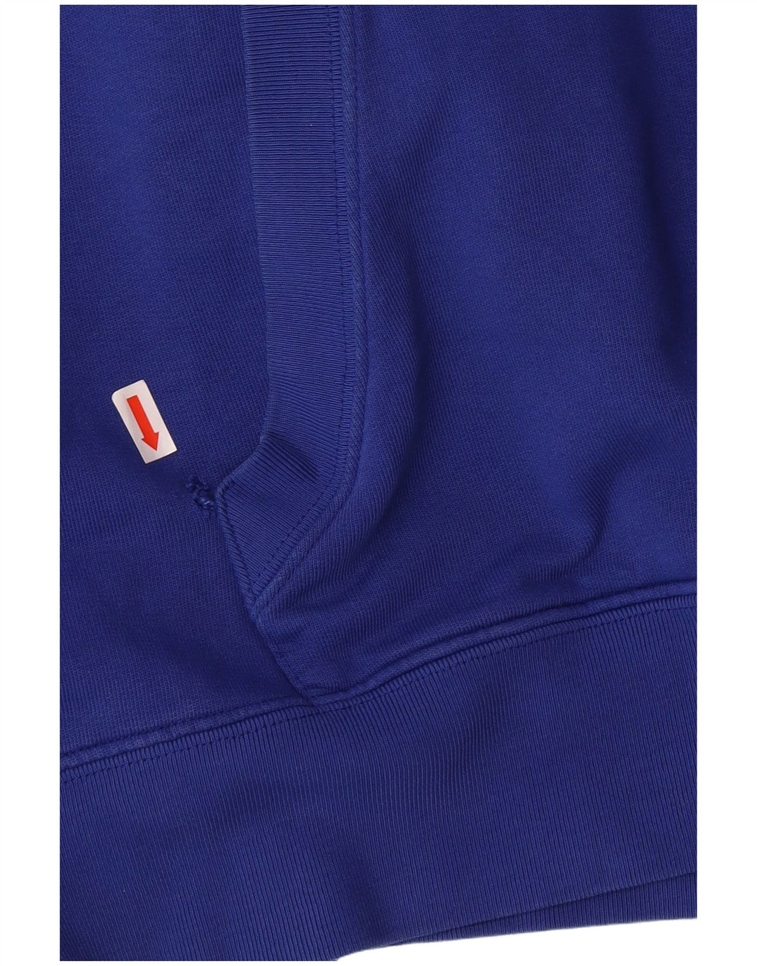 CONVERSE Mens Graphic Hoodie Jumper Large Blue Cotton