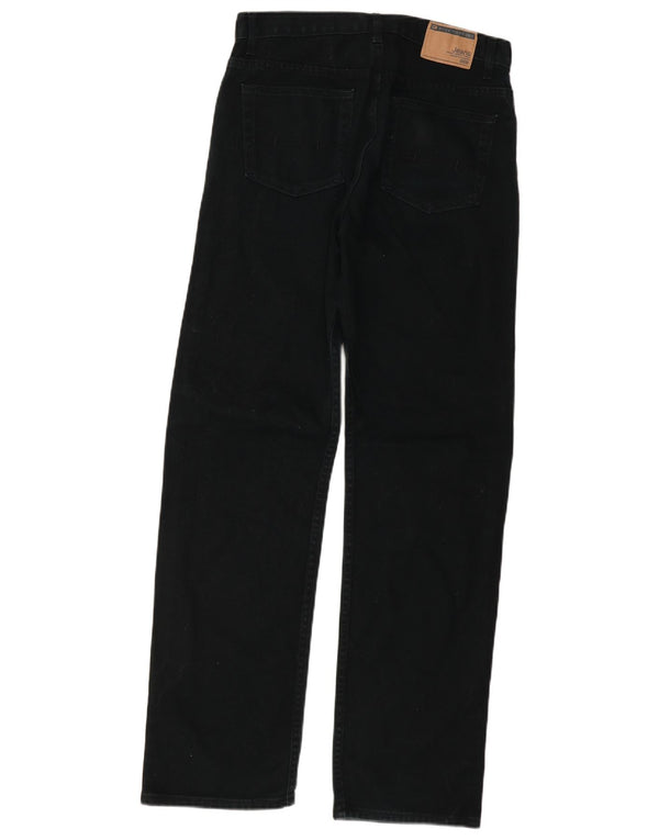 Marks & Spencer Mens Blue Harbour Straight Jeans W32 L33 Black Cotton