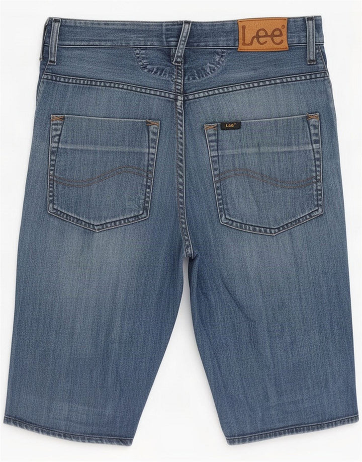 Lee Mens Denim Shorts Small W29 Blue Cotton