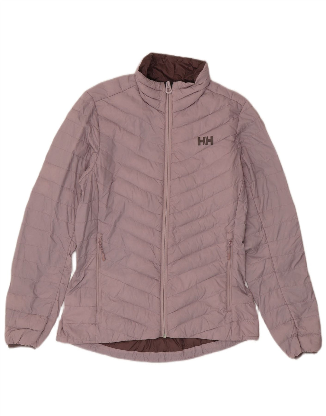 Helly Hansen Womens Padded Jacket UK 10 Small Purple Polyamide