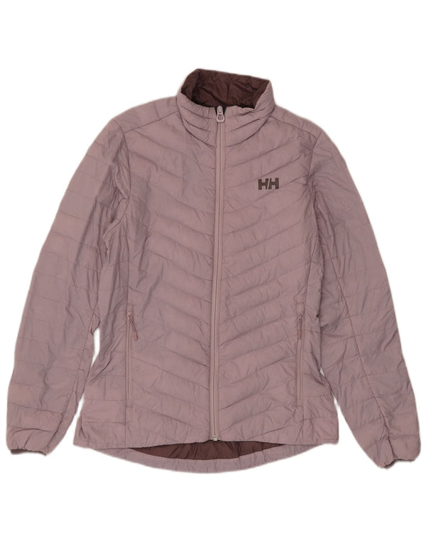 Helly Hansen Womens Padded Jacket UK 10 Small Purple Polyamide