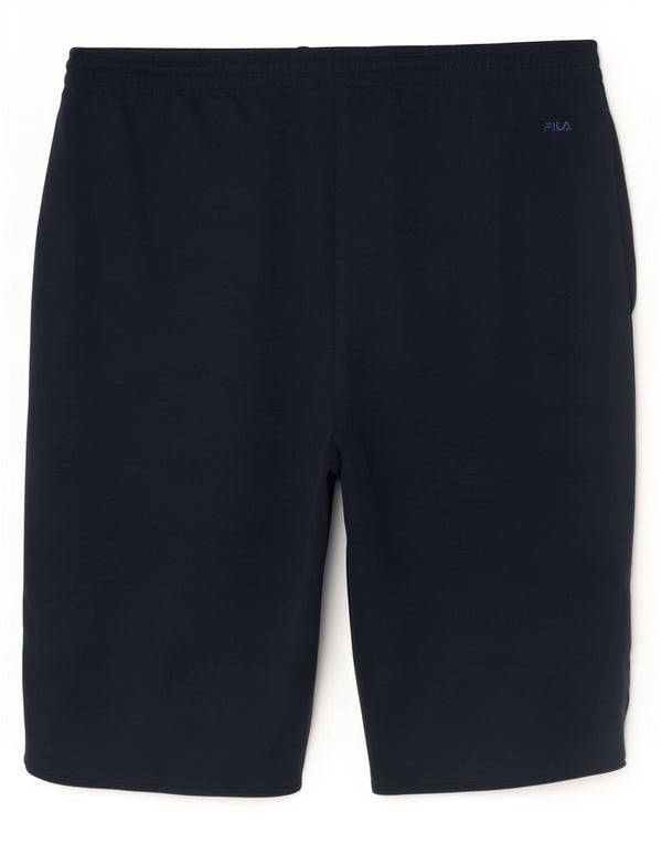 Fila Mens Graphic Sport Shorts IT 46/48 Small Navy Blue Polyester