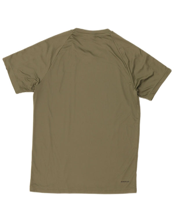 Adidas Mens T-Shirt Top Small Green