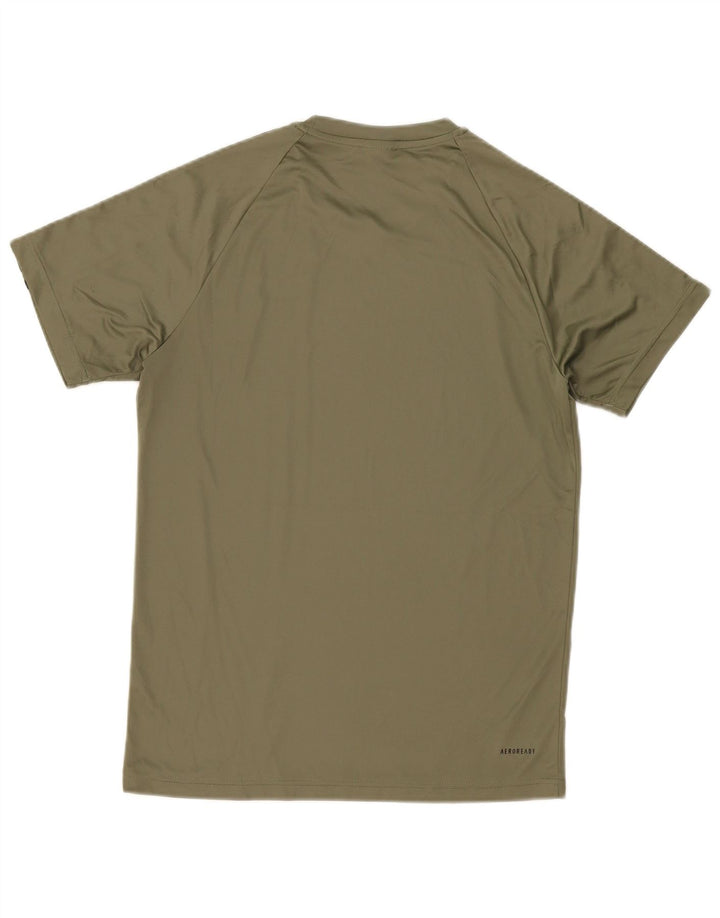 Adidas Mens T-Shirt Top Small Green