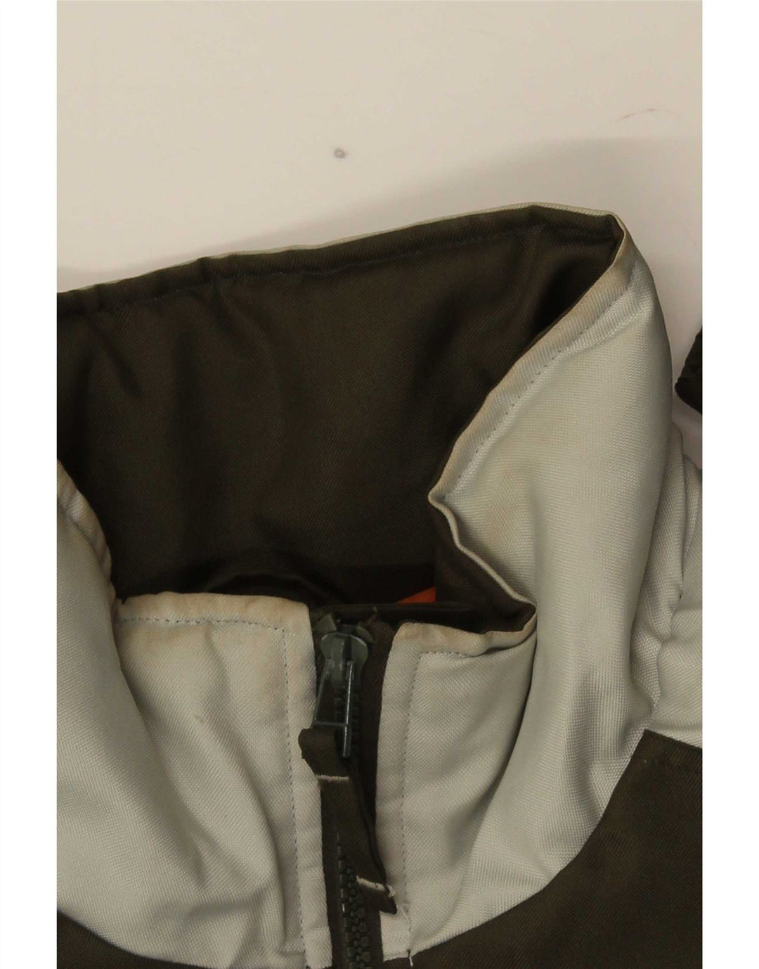 Kappa Mens Padded Jacket UK 38 Medium Khaki Colourblock Polyester