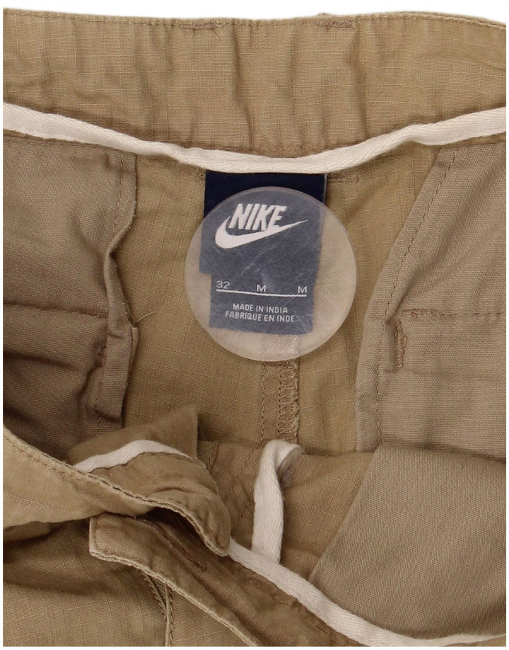 NIKE Mens Cargo Shorts W32 Medium Beige