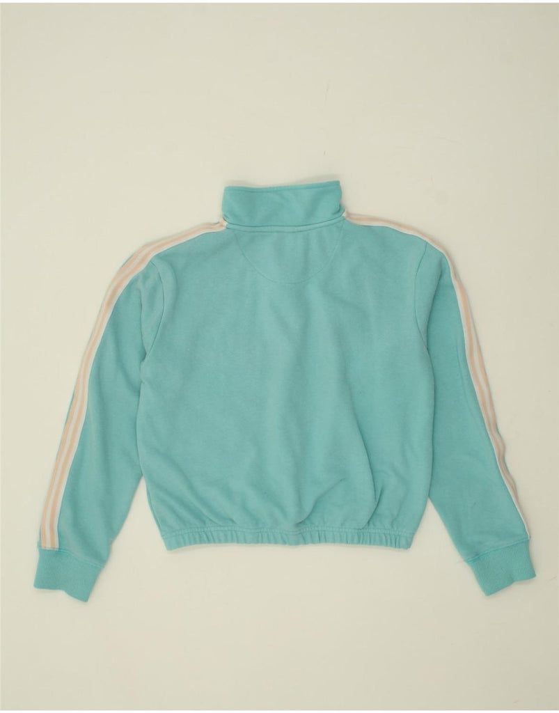 LEVI'S Girls Crop Sweatshirt Jumper 13-14 Years Blue Cotton Vintage Levi's and Second-Hand Levi's from Messina Hembry 