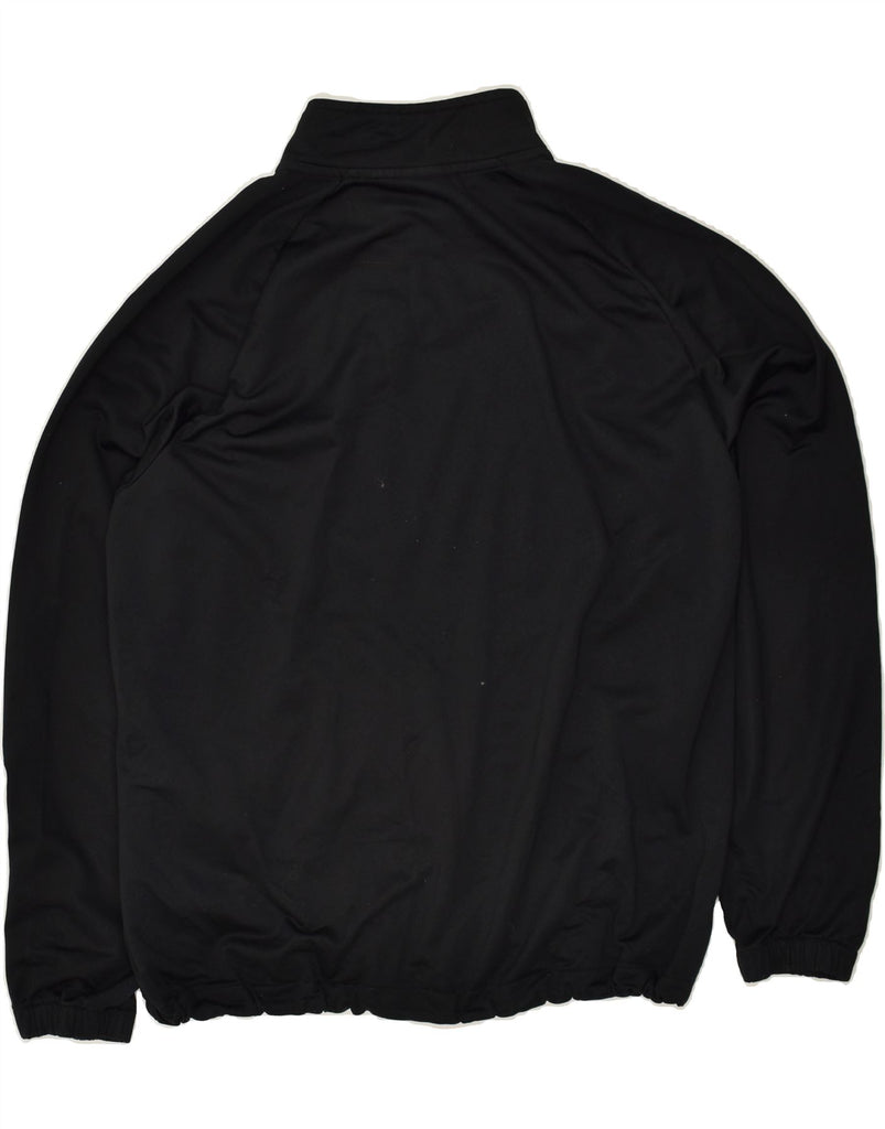 NIKE Womens Tracksuit Top Jacket UK 20 2XL Black Polyester | Vintage Nike | Thrift | Second-Hand Nike | Used Clothing | Messina Hembry 