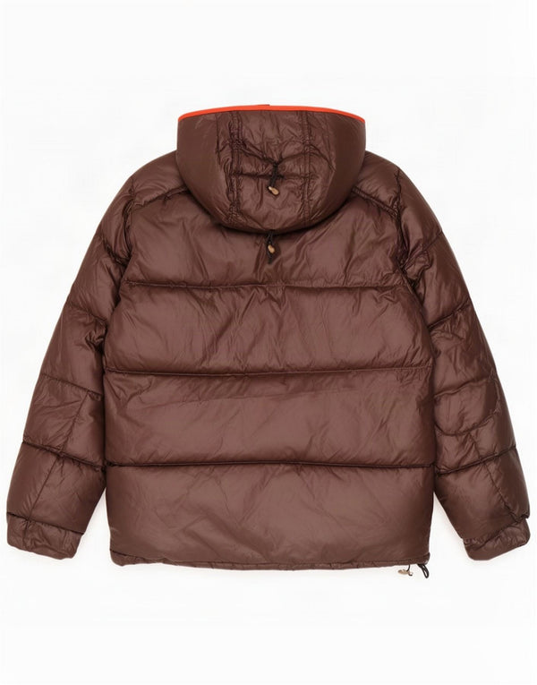 Dolomite Mens Hooded Padded Jacket UK 38 Medium Brown