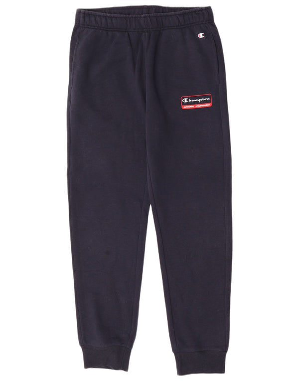 CHAMPION Mens Tracksuit Trousers Joggers Medium  Navy Blue