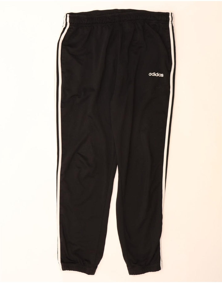 ADIDAS Mens Tracksuit Trousers Joggers XL  Black Polyester