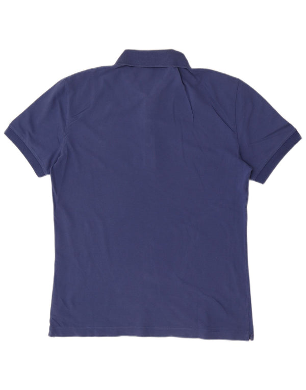Gas Mens Polo Shirt Small Blue Cotton