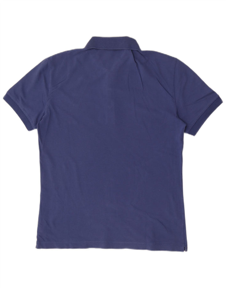 Gas Mens Polo Shirt Small Blue Cotton
