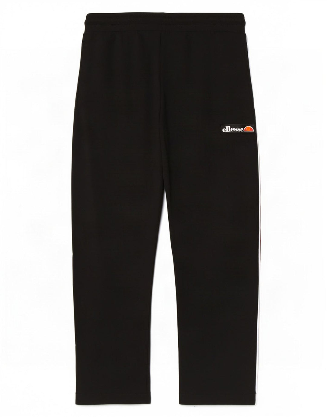 Ellesse Mens Graphic Tracksuit Trousers Medium Black Colourblock Cotton